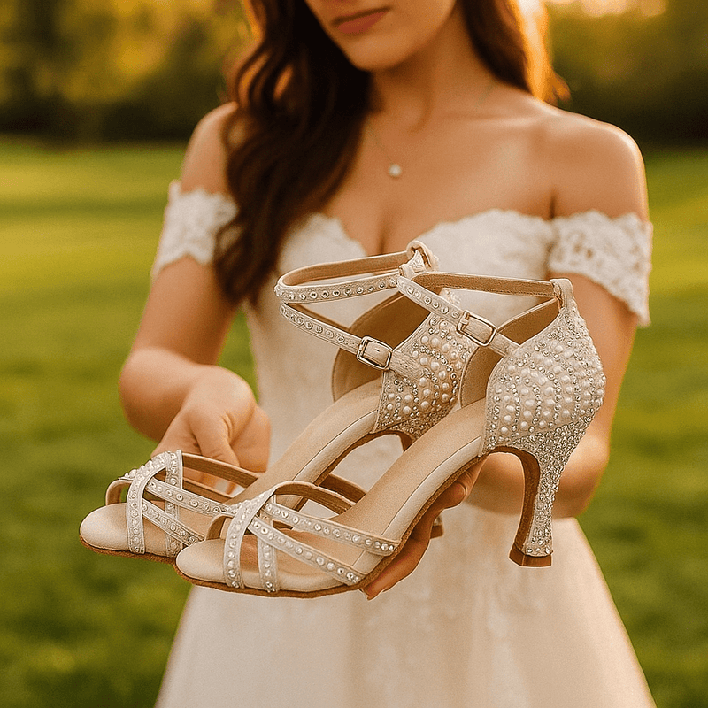 Women's Rhinestone Wedding Shoes | Stiletto Heels
