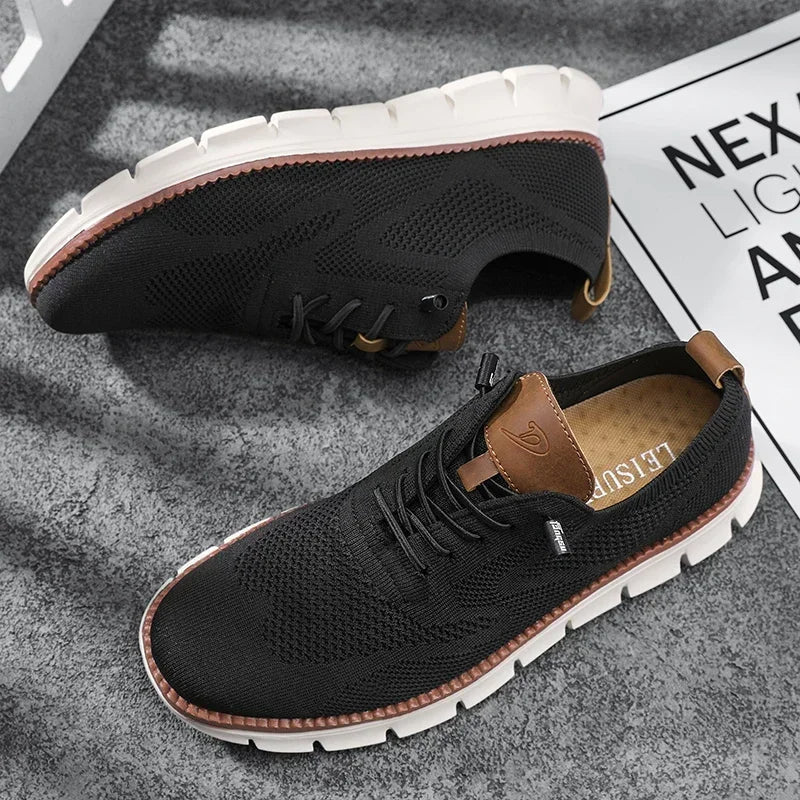 Męskie Oddychające Sneakersy Oxford | Lekkie