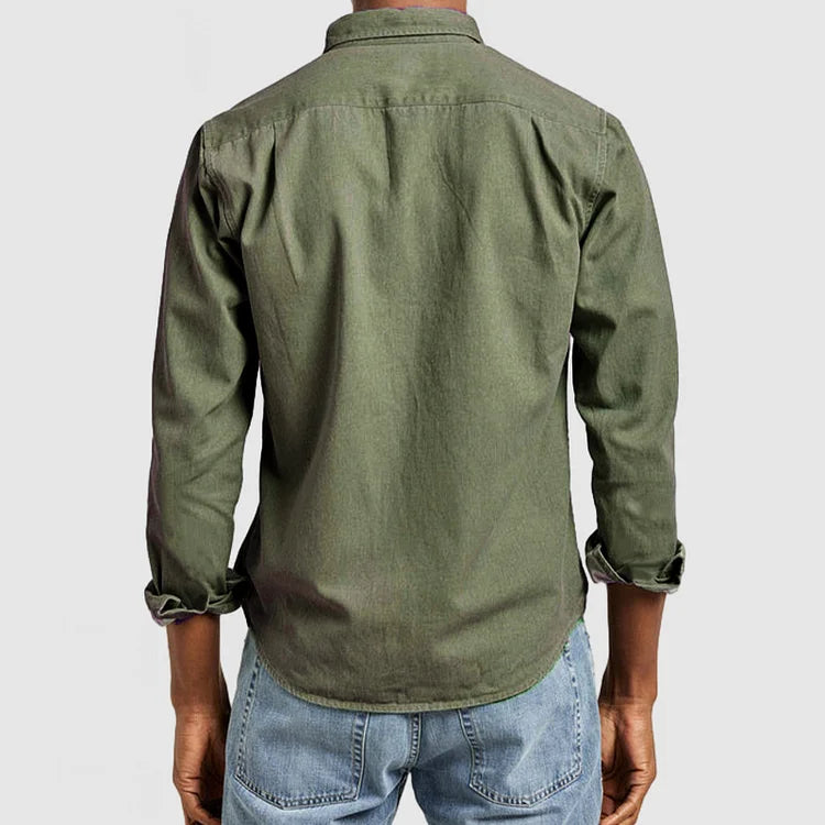 Men's Casual Button-Up Shirt | Long Sleeves