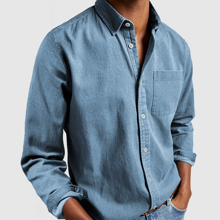 Men's Casual Button-Up Shirt | Long Sleeves