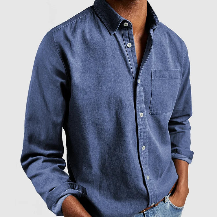 Men's Casual Button-Up Shirt | Long Sleeves