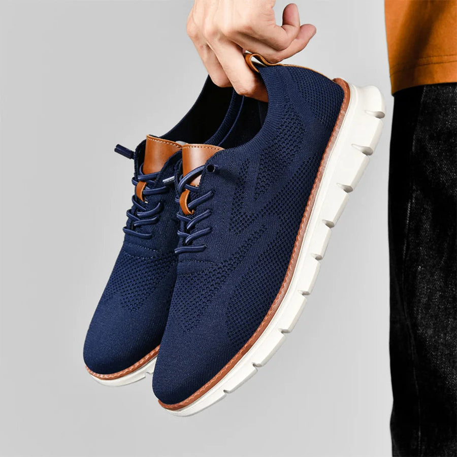 Męskie Oddychające Sneakersy Oxford | Lekkie