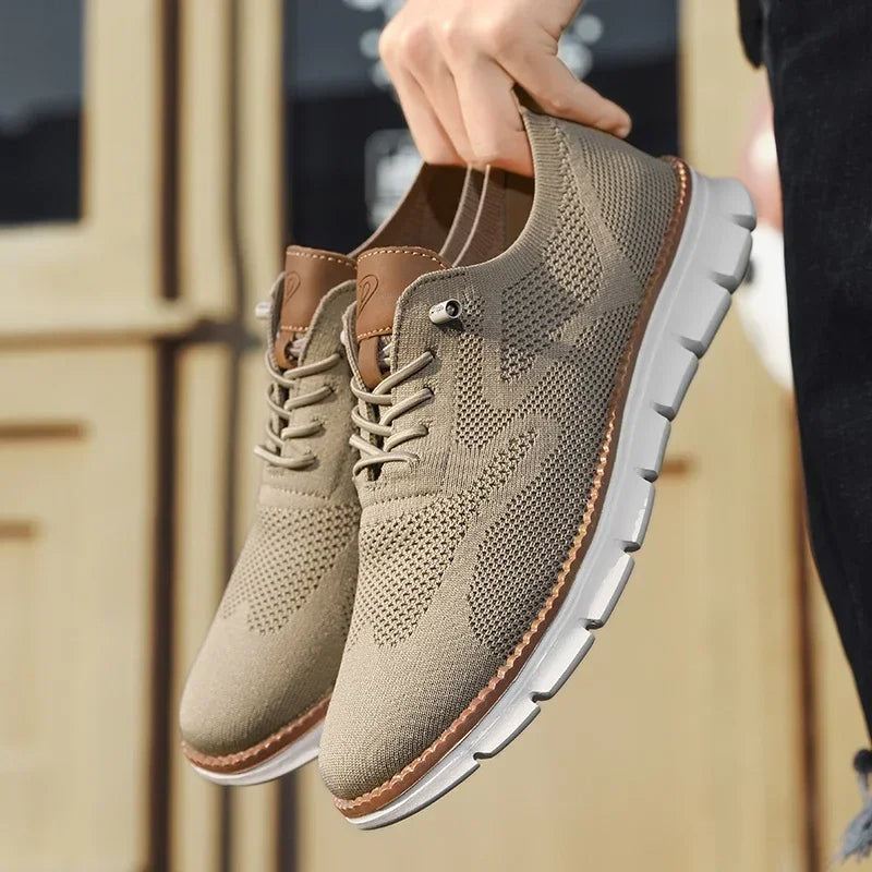 Męskie Oddychające Sneakersy Oxford | Lekkie