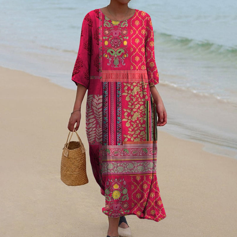 Dámské plážové boho šaty | Maxi