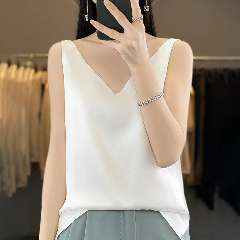 Dámský elegantní top na ramínka | Na tenkých ramínkách