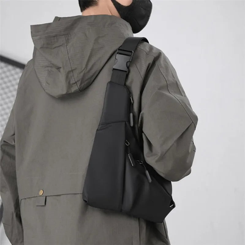 Pánská nastavitelná crossbody taška | s více kapsami