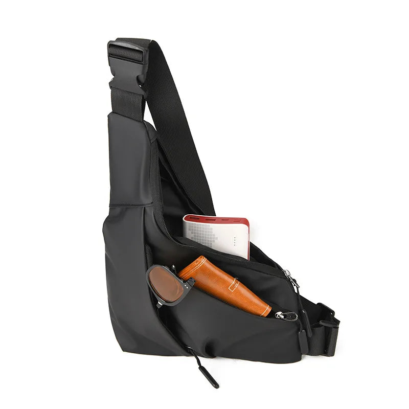 Pánská nastavitelná crossbody taška | s více kapsami