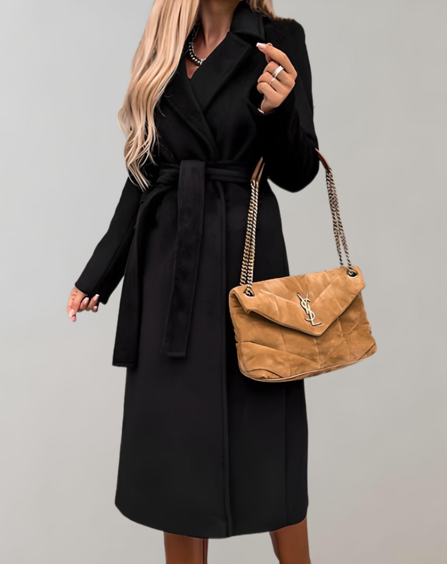 Damska Elegancka Kurtka Jesienna | Wiązana