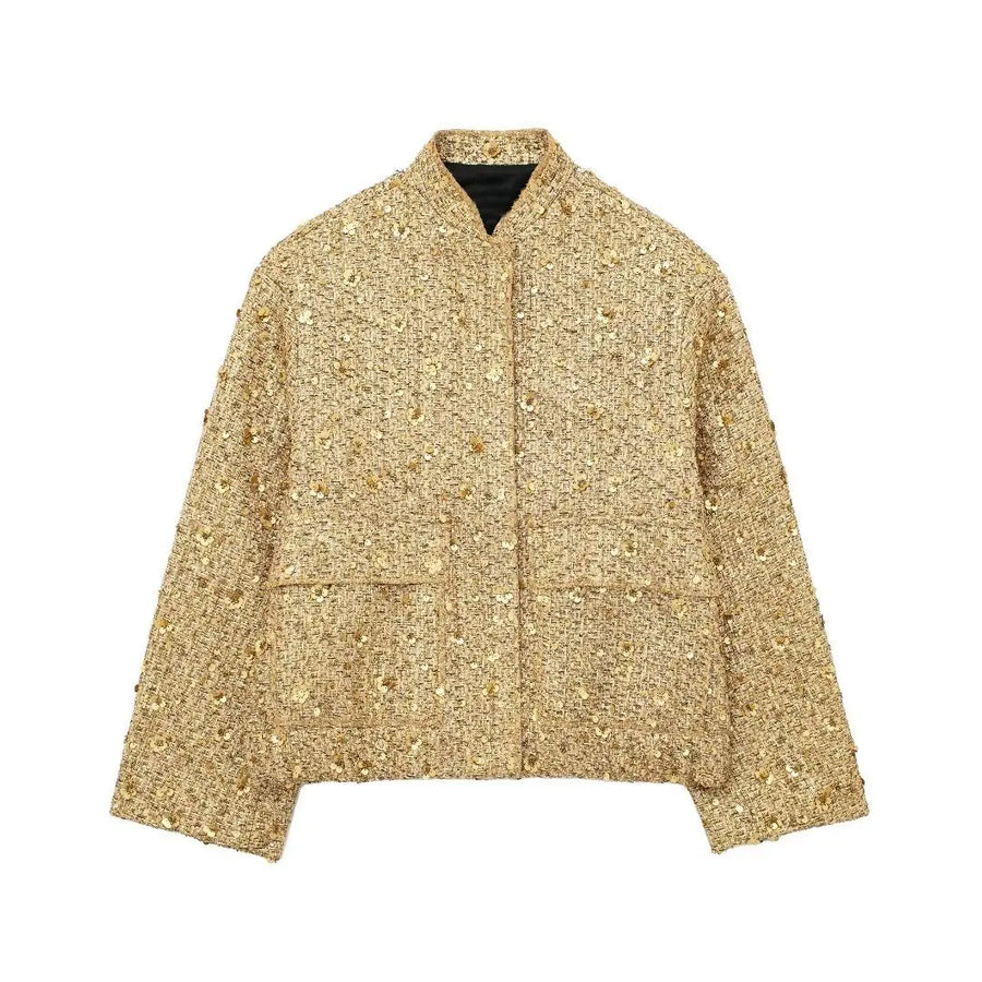 Women's Elegant Sequin Blazer