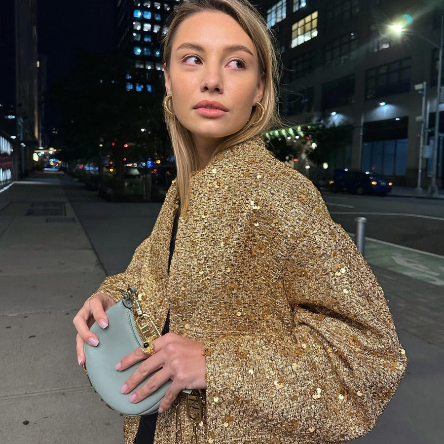 Women's Elegant Sequin Blazer