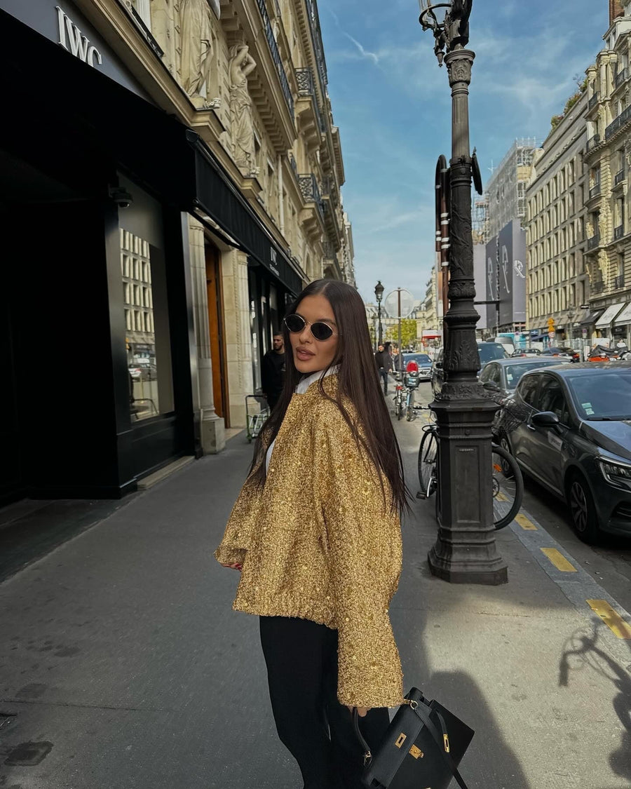 Women's Elegant Sequin Blazer