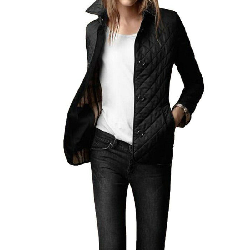 Women's Zip-Up Quilted Jacket