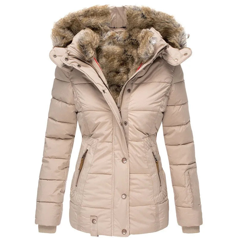Women's Quilted Winter Jacket | With Hood