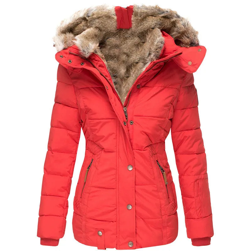 Women's Quilted Winter Jacket | With Hood