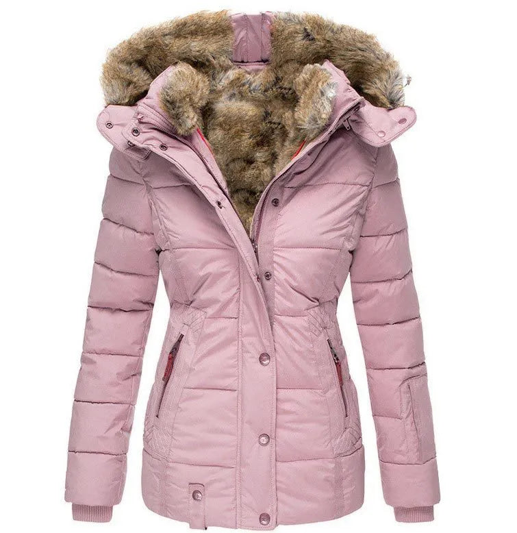Women's Quilted Winter Jacket | With Hood