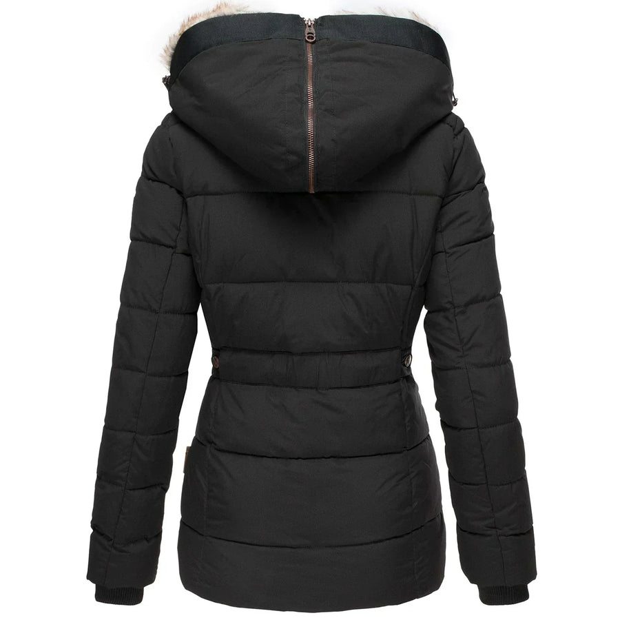 Women's Quilted Winter Jacket | With Hood
