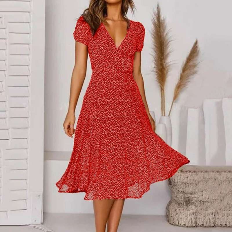 Women’s Flared Dress | Midi