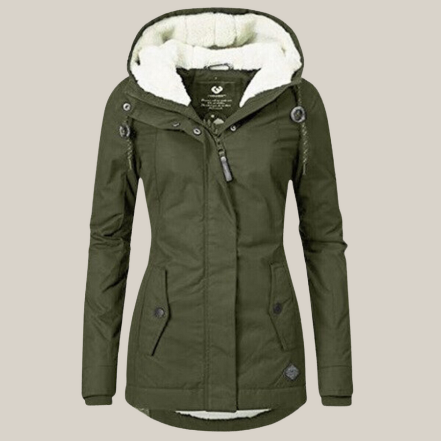 Women's Hooded Rain Jacket | Zip-Up