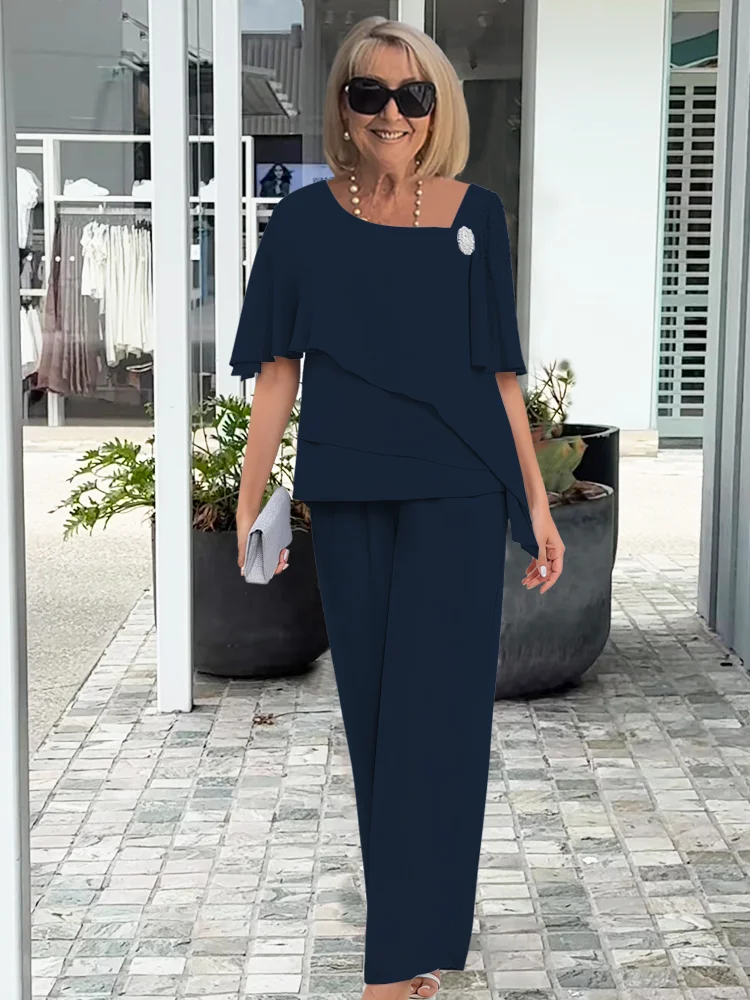 Damski Elegancki Garnitur | Tunika Ze Spodniami