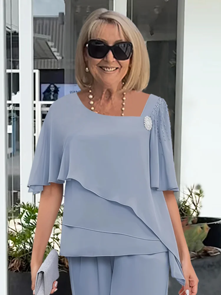 Damski Elegancki Garnitur | Tunika Ze Spodniami