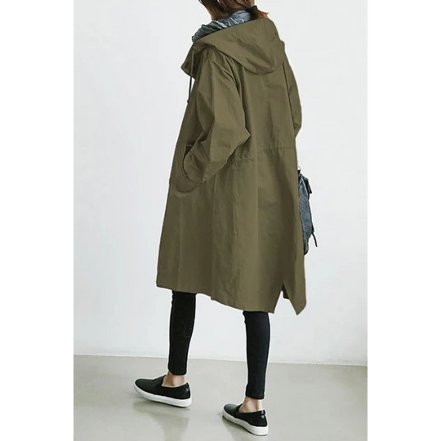 Men's Hooded Fall Coat | Long
