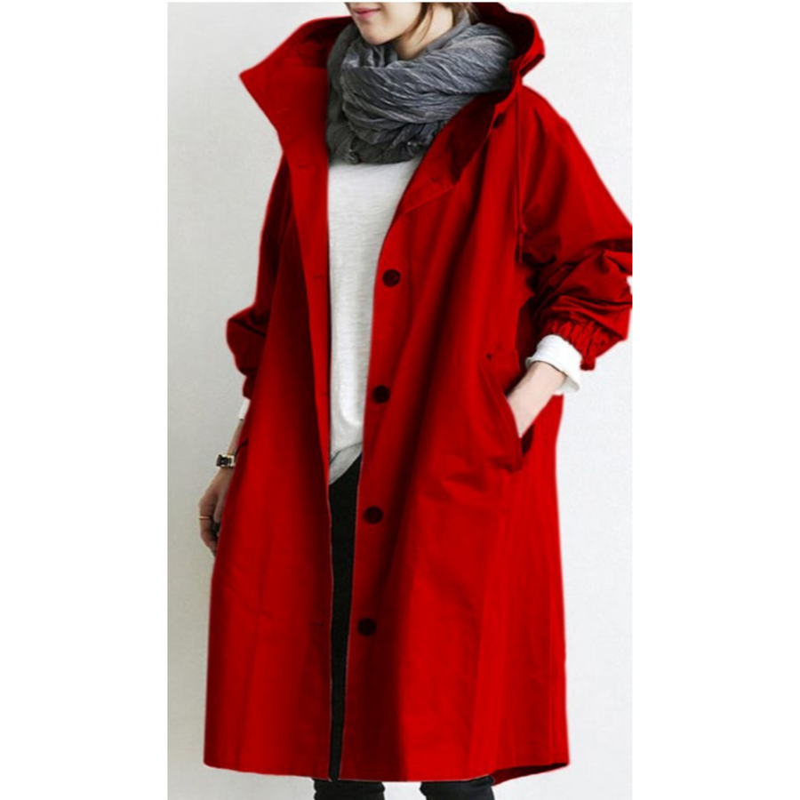 Men's Hooded Fall Coat | Long
