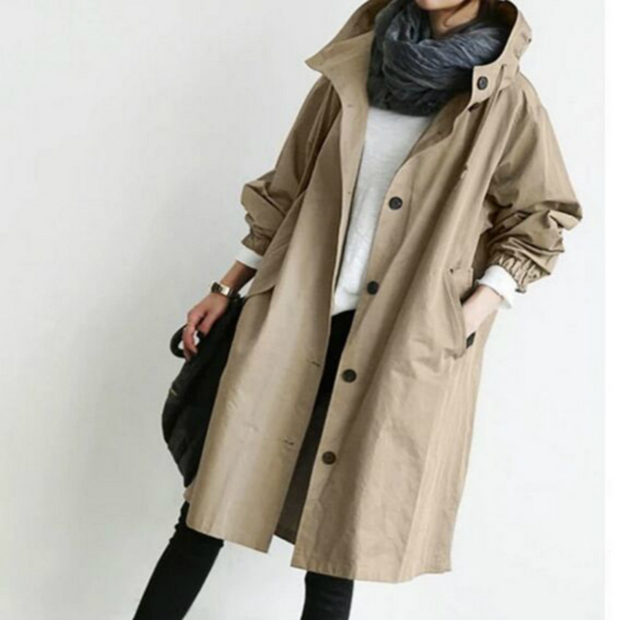 Men's Hooded Fall Coat | Long