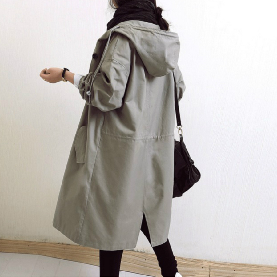 Men's Hooded Fall Coat | Long
