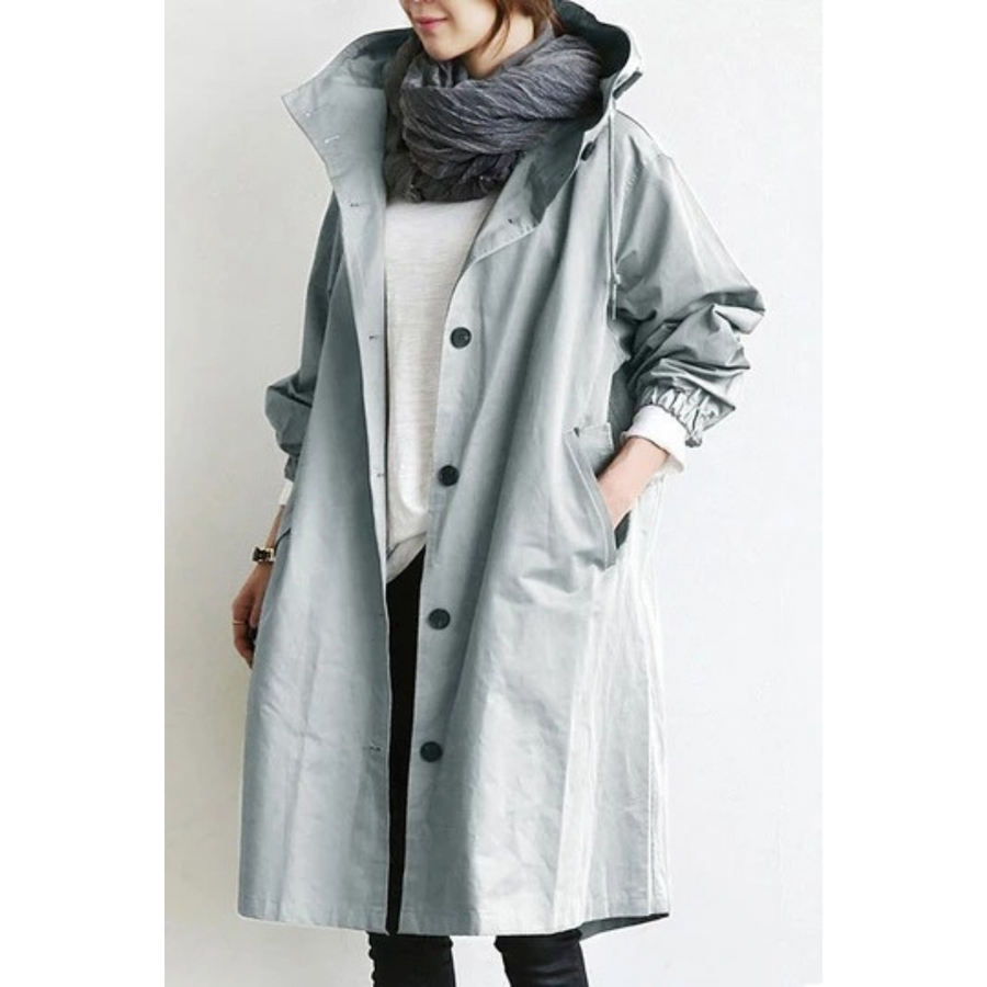Men's Hooded Fall Coat | Long