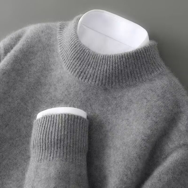 Women's Mock-Neck Sweater | Ribbed
