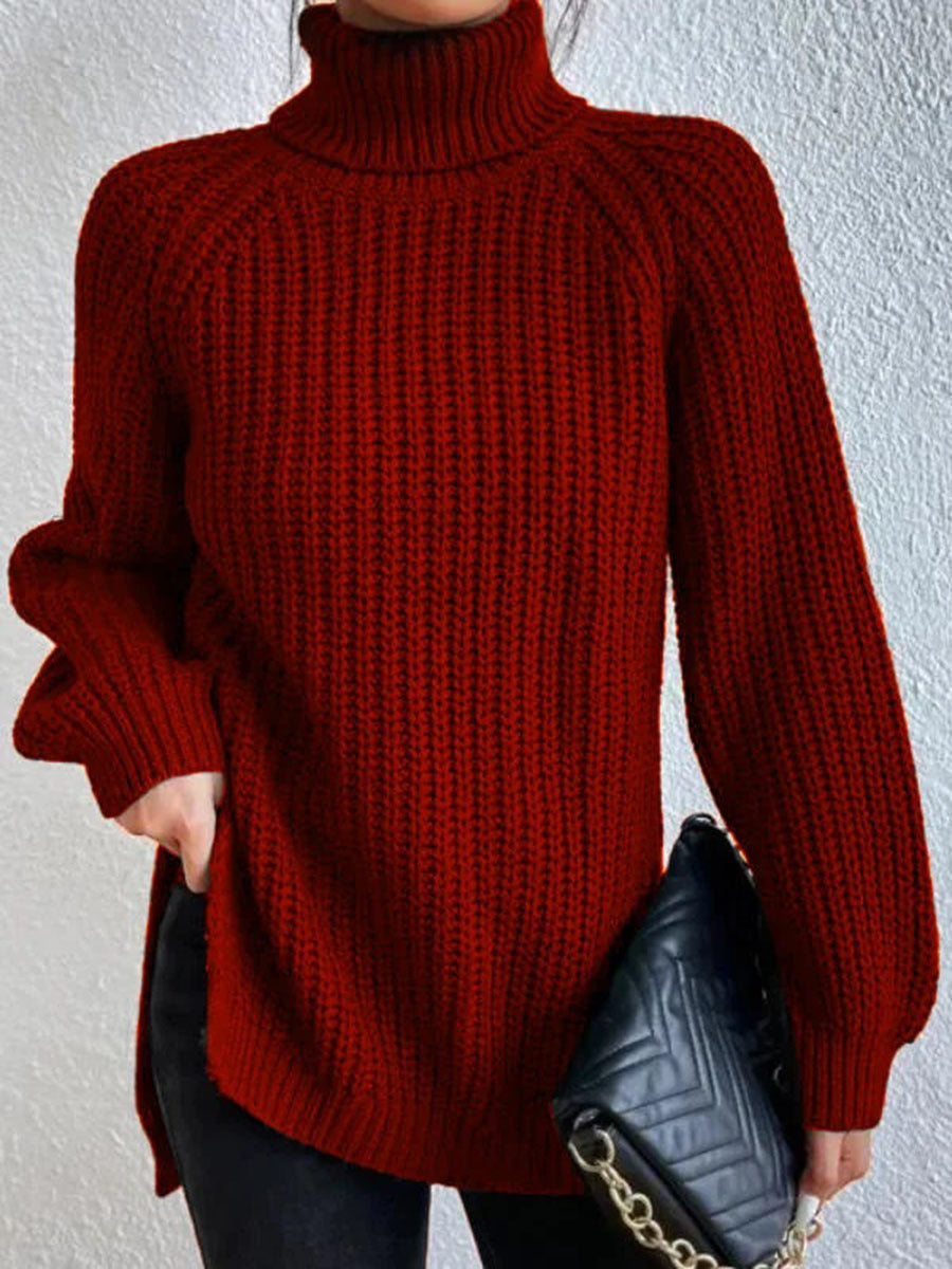Women's Winter Chunky Turtleneck | Long Sleeve