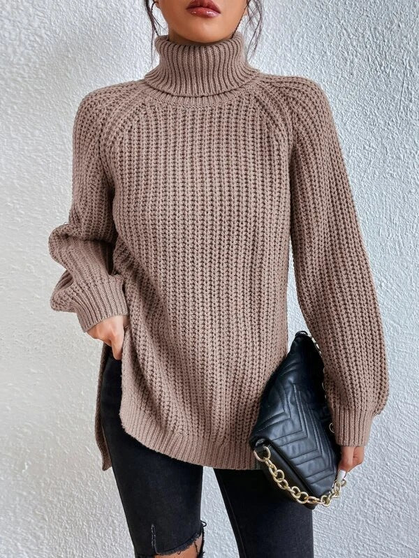 Women's Winter Chunky Turtleneck | Long Sleeve