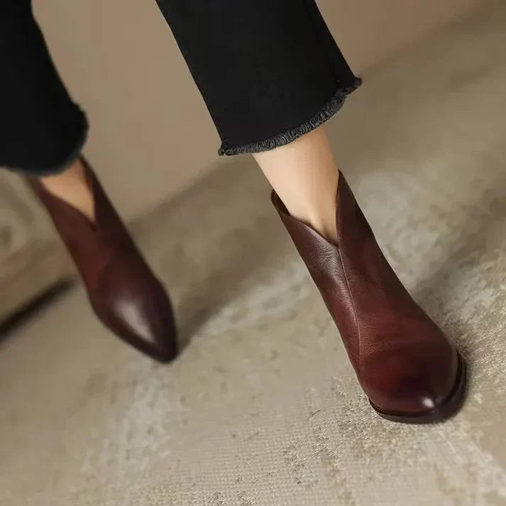 Women's Heeled Ankle Boots | Pointed Toe