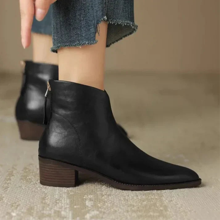 Women's Heeled Ankle Boots | Pointed Toe