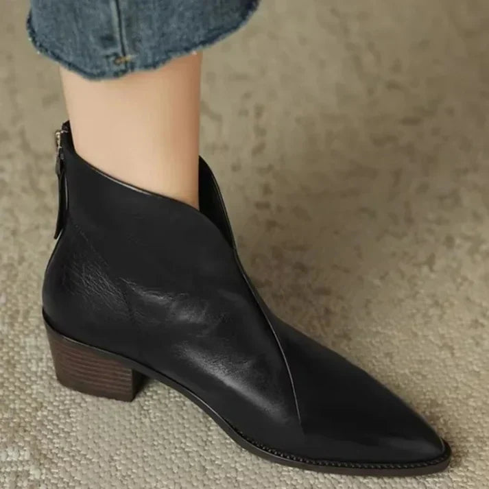 Women's Heeled Ankle Boots | Pointed Toe