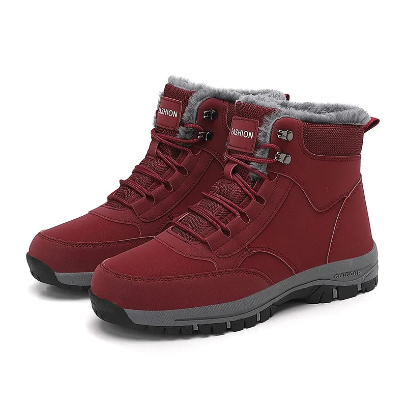 Women's Winter Hiking Boots With Fur Lining | Lace-Up