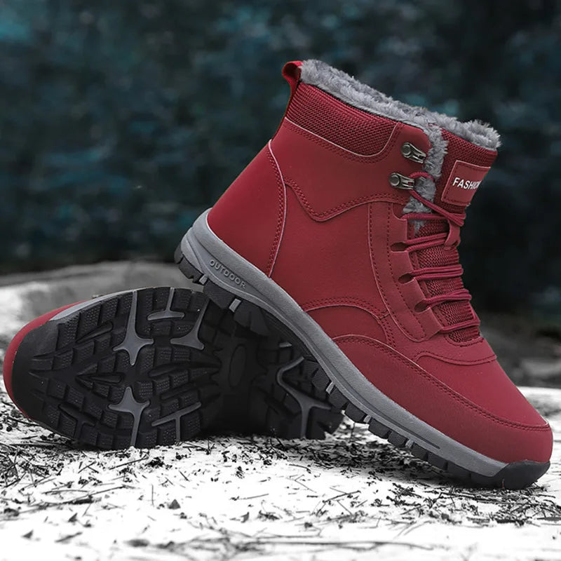 Women's Winter Hiking Boots With Fur Lining | Lace-Up