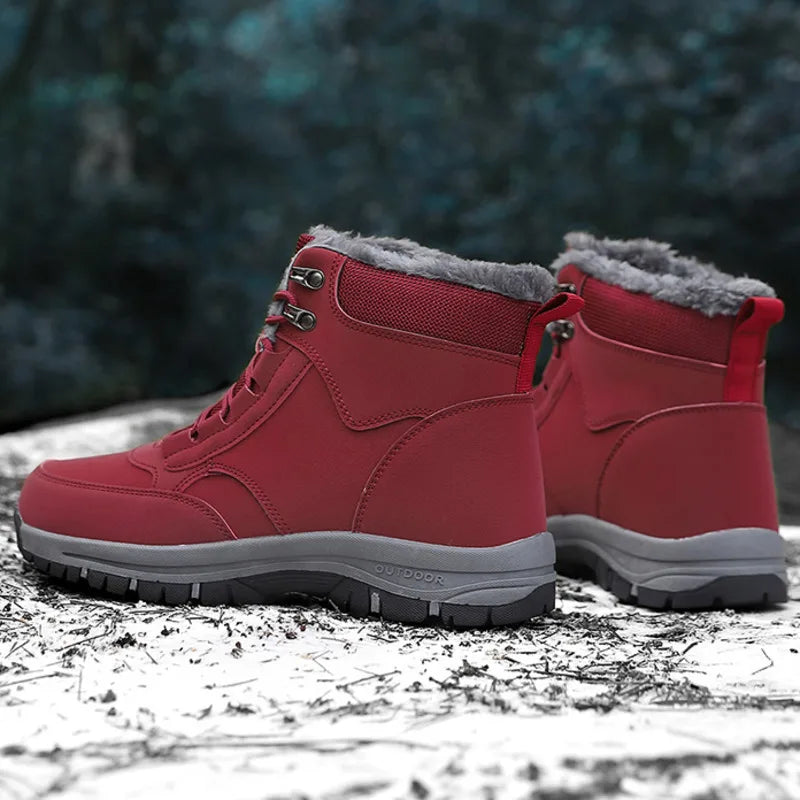 Women's Winter Hiking Boots With Fur Lining | Lace-Up