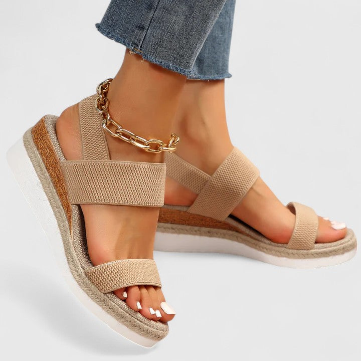 Women's Wedge Espadrilles with Open Toes