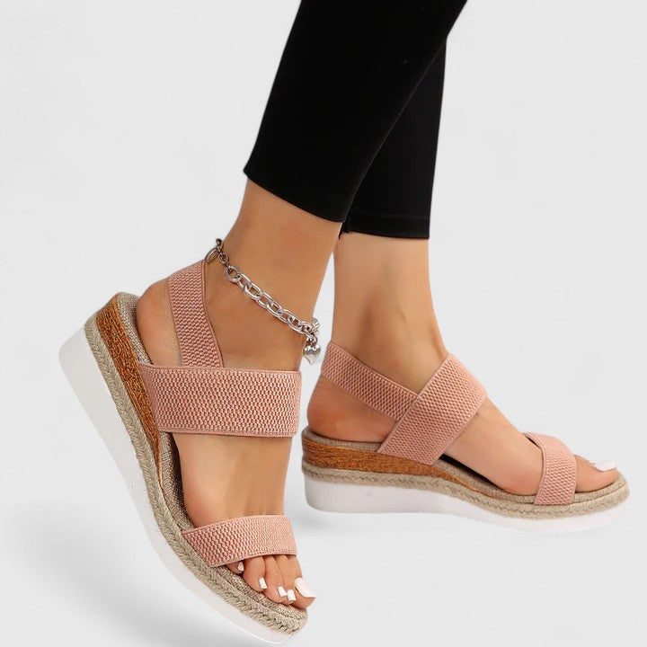 Women's Wedge Espadrilles with Open Toes