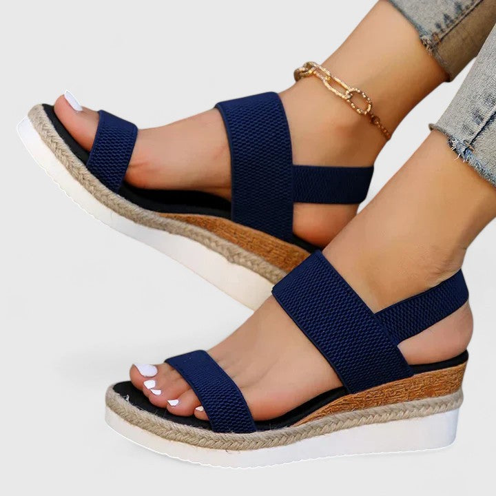 Women's Wedge Espadrilles with Open Toes