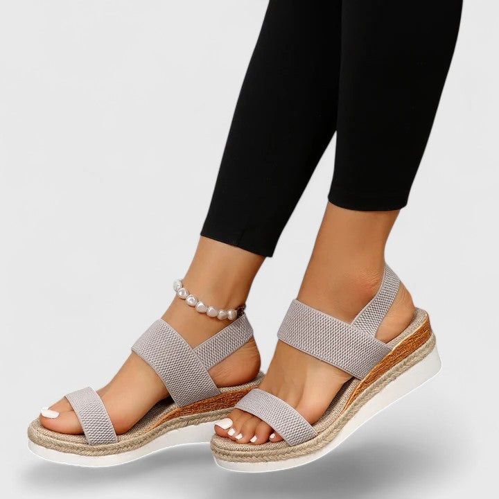 Women's Wedge Espadrilles with Open Toes