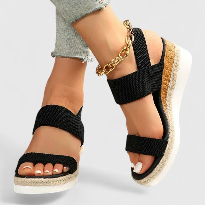 Women's Wedge Espadrilles with Open Toes