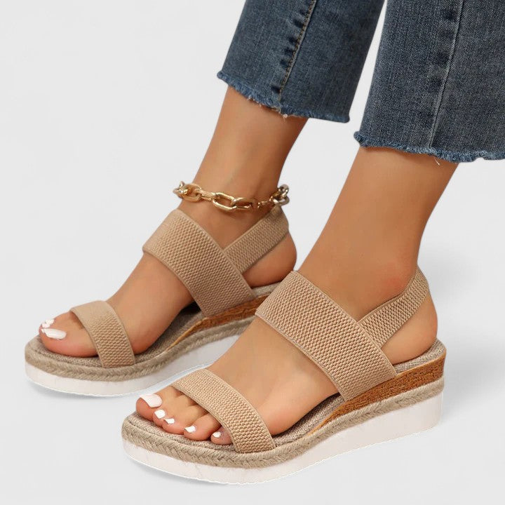 Women's Wedge Espadrilles with Open Toes