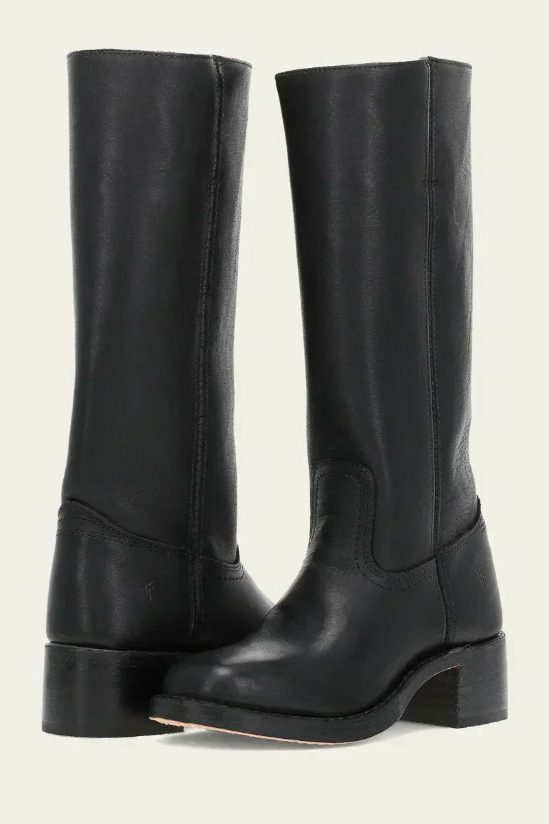 Women's Tall Block Heel Boots | Pull-On