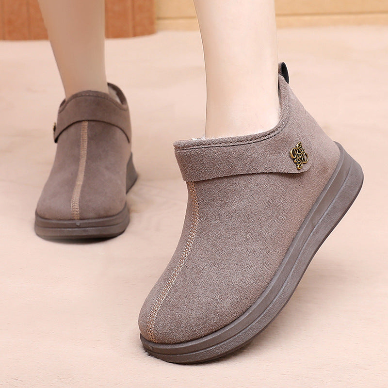 Women's Winter Ankle Boots | Warm Slip-On