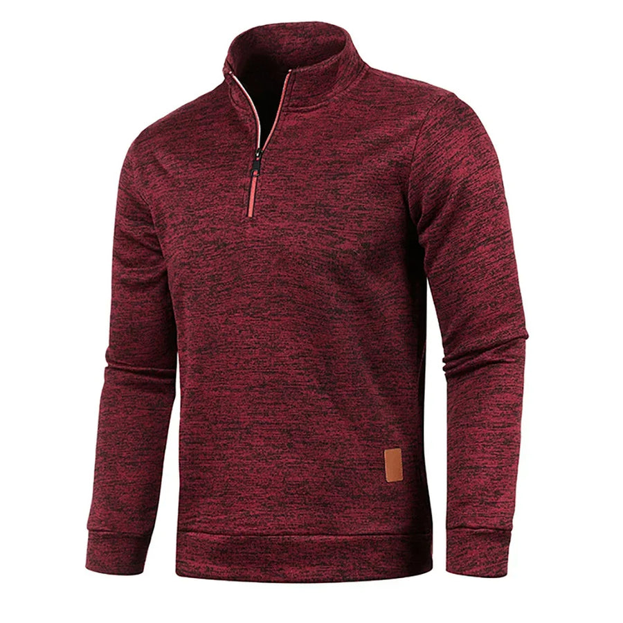 Men's Hoodless Sweatshirt | Zip-Up