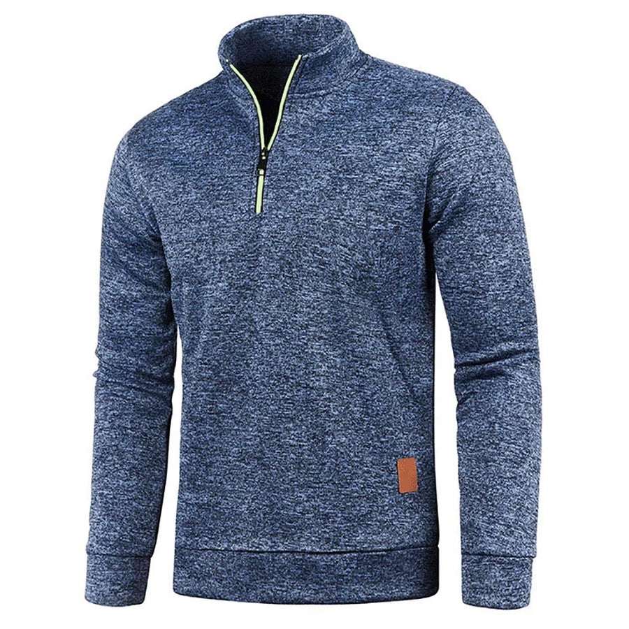 Men's Hoodless Sweatshirt | Zip-Up