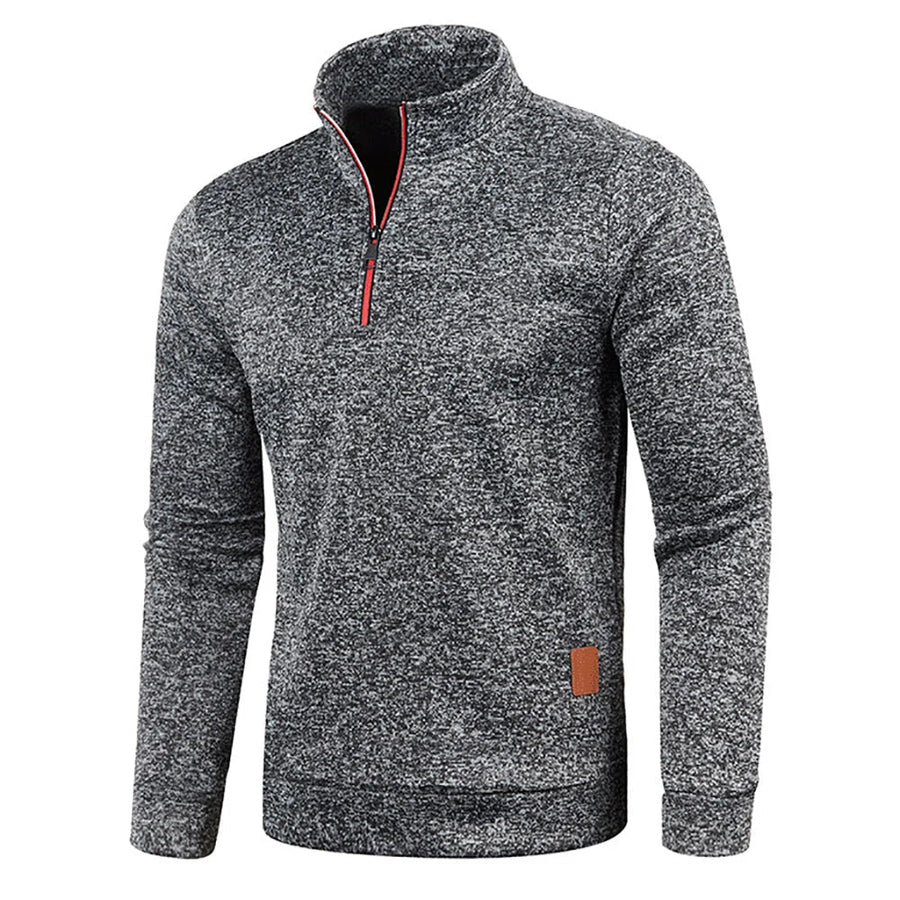 Men's Hoodless Sweatshirt | Zip-Up
