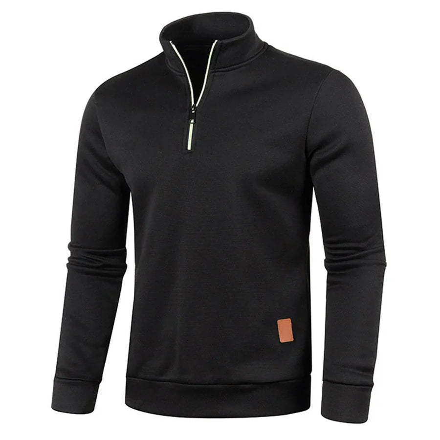Men's Hoodless Sweatshirt | Zip-Up
